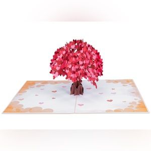 Paper Love Heart Tree 3D Pop Up Card, For All Occasions